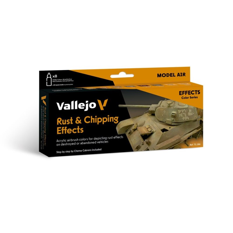 Vallejo - Peinture Model Air : Rust & Chipping Ef