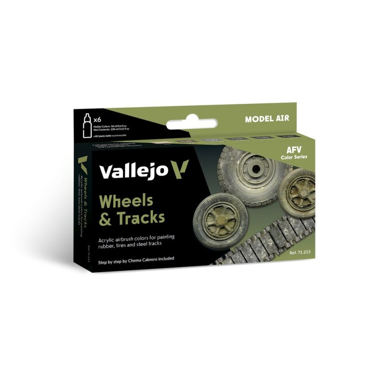 Vallejo - Peinture Model Air : Wheels & Tracks 1
