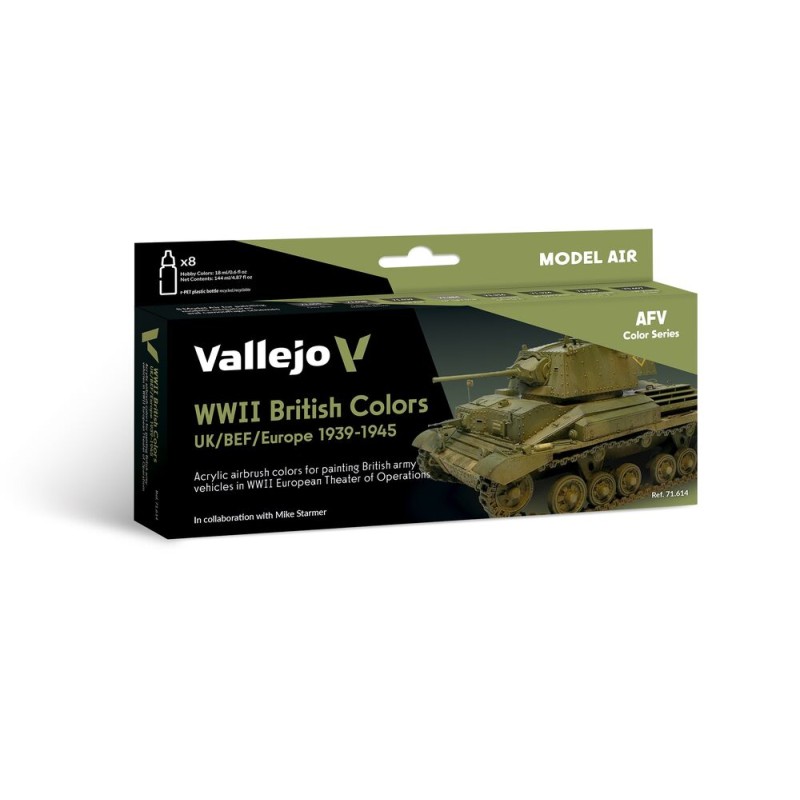 Vallejo - Peinture Model Air : WWII British Color