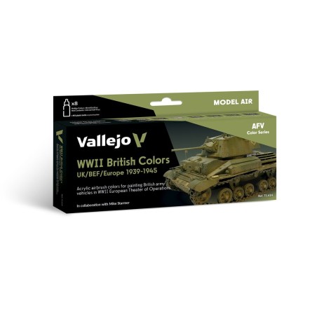 Vallejo - Peinture Model Air : WWII British Color