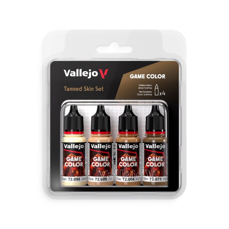 Vallejo - Peinture Game Color : Tanned Skin Set 1