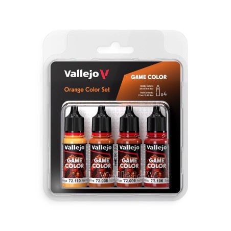 Vallejo - Peinture Game Color : Orange Color Set