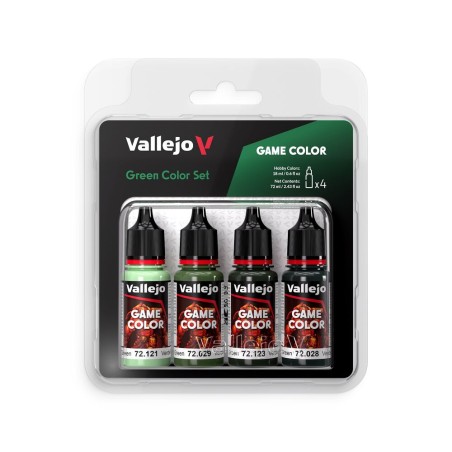 Vallejo - Peinture Game Color : Green Color Set 1