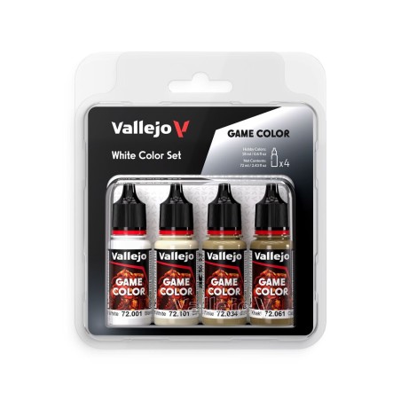 Vallejo - Peinture Game Color : White Color Set 1