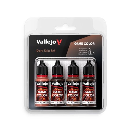 Vallejo - Peinture Game Color : Dark Skin Set 18