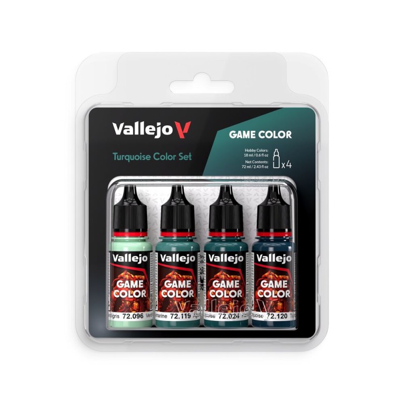 Vallejo - Peinture Game Color : Turquoise Color S