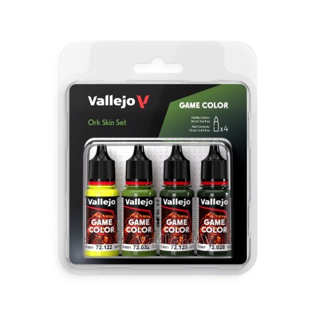 Vallejo - Peinture Game Color : Ork Skin Set 18 M