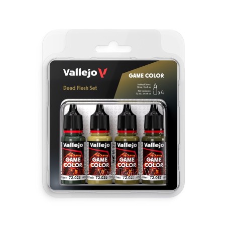 Vallejo - Peinture Game Color : Dead Flesh Set 18