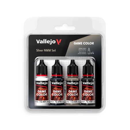 Vallejo - Peinture Game Color : Silver Nmm Set 18
