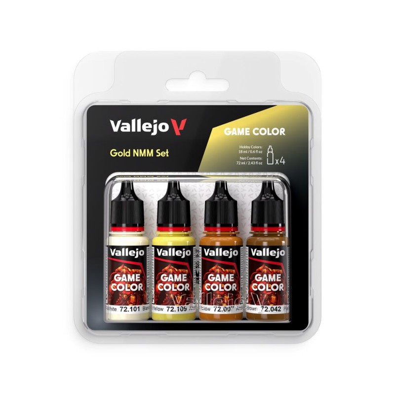 Vallejo - Peinture Game Color : Gold Nmm Set 18 M