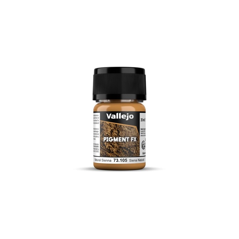 Vallejo - Pigment : Pigment Fx: Natural Sienna 35