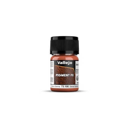 Vallejo - Pigment : Pigment Fx: Burnt Sienna 35 M