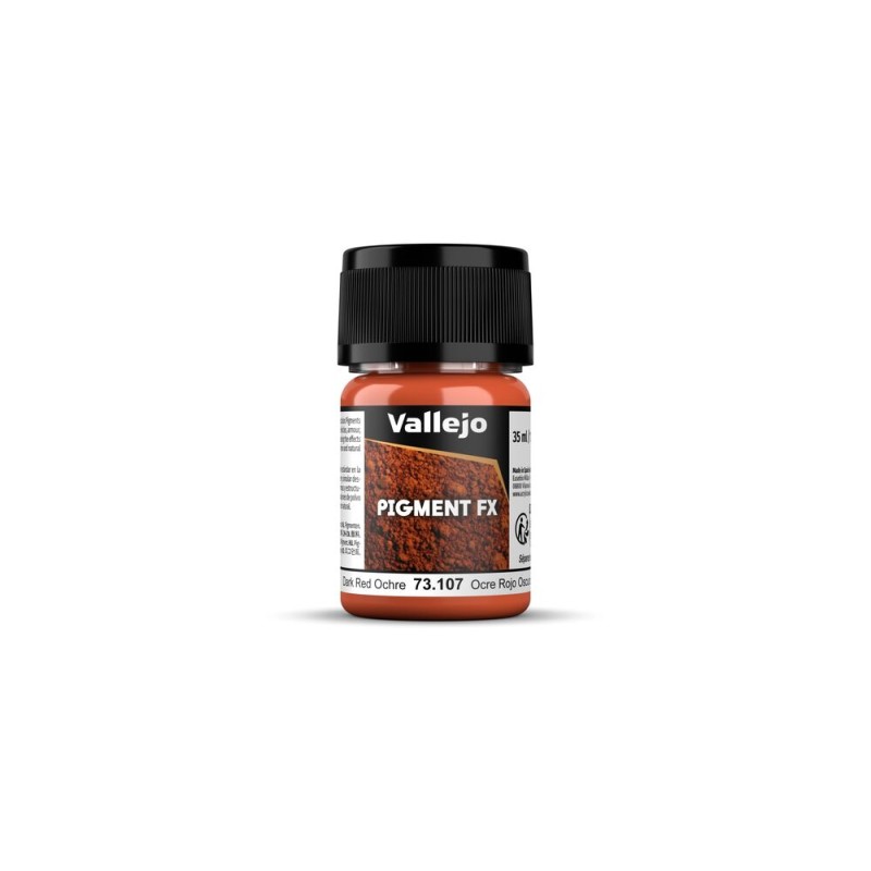 Vallejo - Pigment : Pigment Fx: Dark Red Ochre 35
