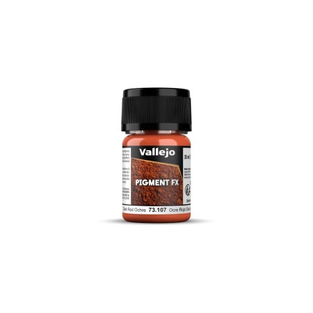 Vallejo - Pigment : Pigment Fx: Dark Red Ochre 35