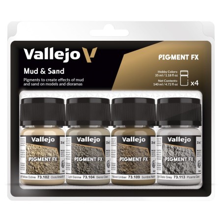 Vallejo - Pigment : Pigment Fx: Mud & Sand 35 Ml