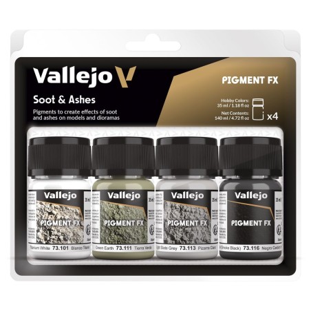 Vallejo - Pigment : Pigment Fx: Soot & Ashes 35 M