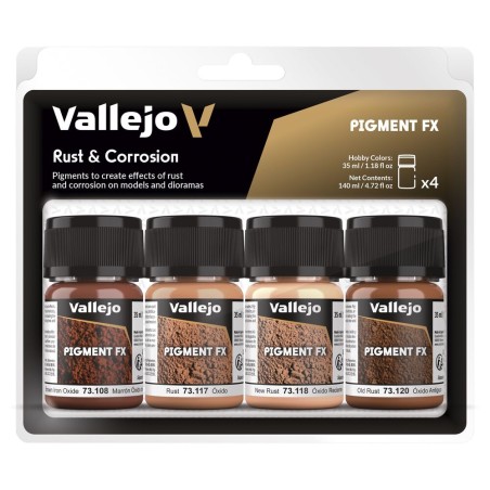 Vallejo - Pigment : Pigment Fx: Rust & Corrosion