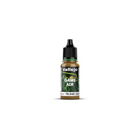 Vallejo - Peinture Game Air : Leather Brown 18 Ml