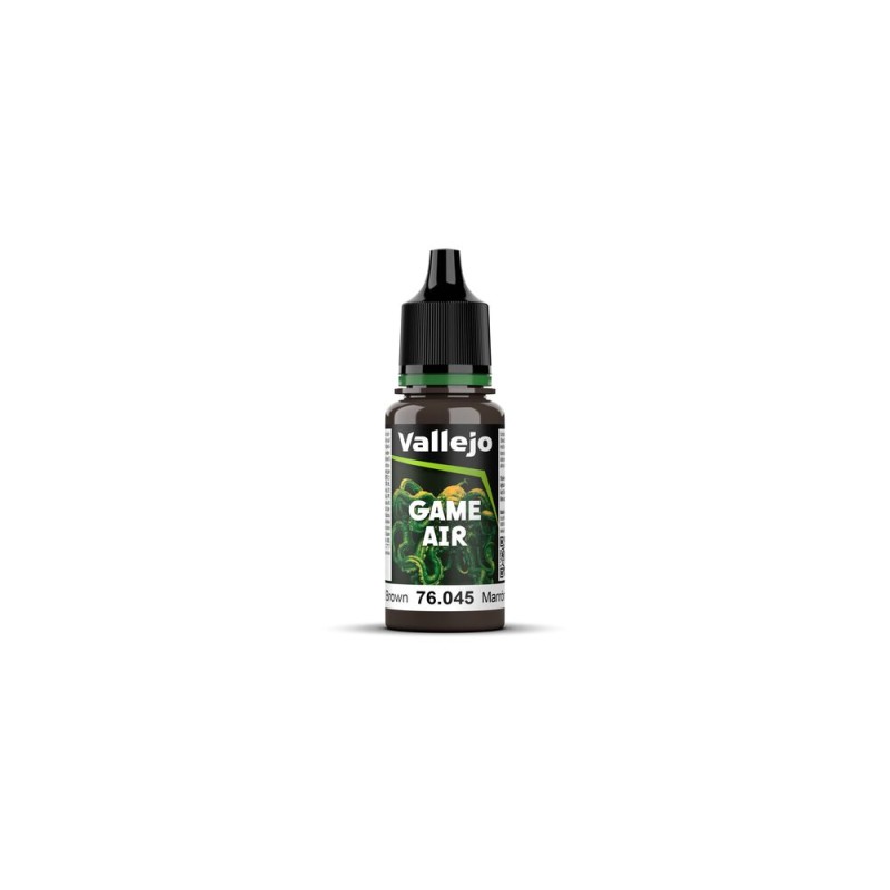 Vallejo - Peinture Game Air : Charred Brown 18 Ml