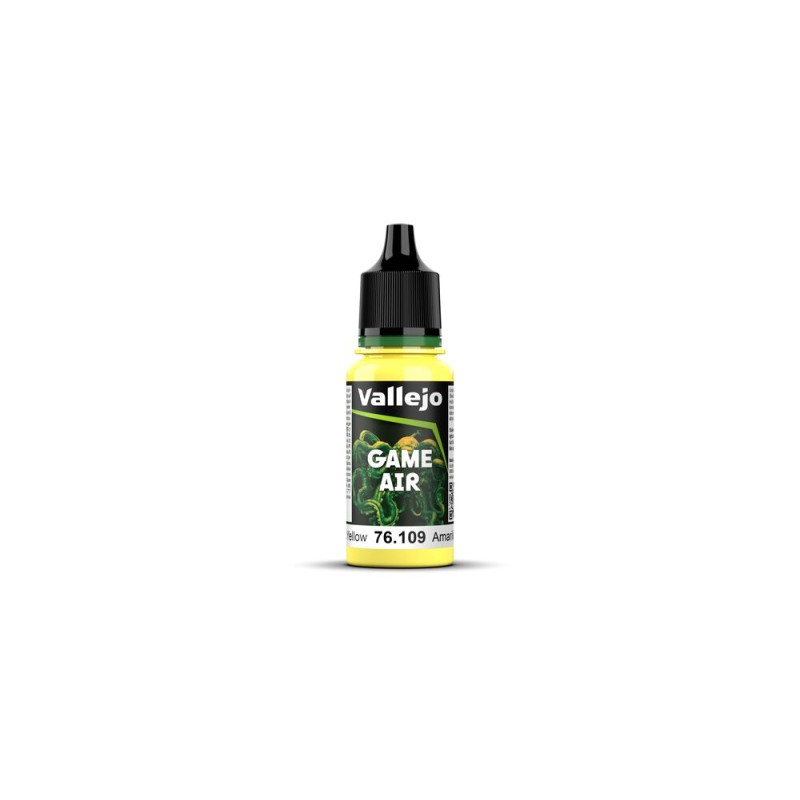Vallejo - Peinture Game Air : Toxic Yellow 18 Ml