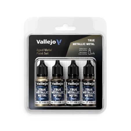 Vallejo - Peinture True Metallic Metal : Aged Met