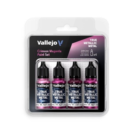 Vallejo - Peinture True Metallic Metal : Crimson