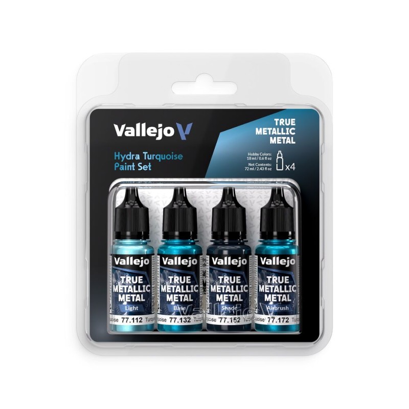 Vallejo - Peinture True Metallic Metal : Hydra Tu