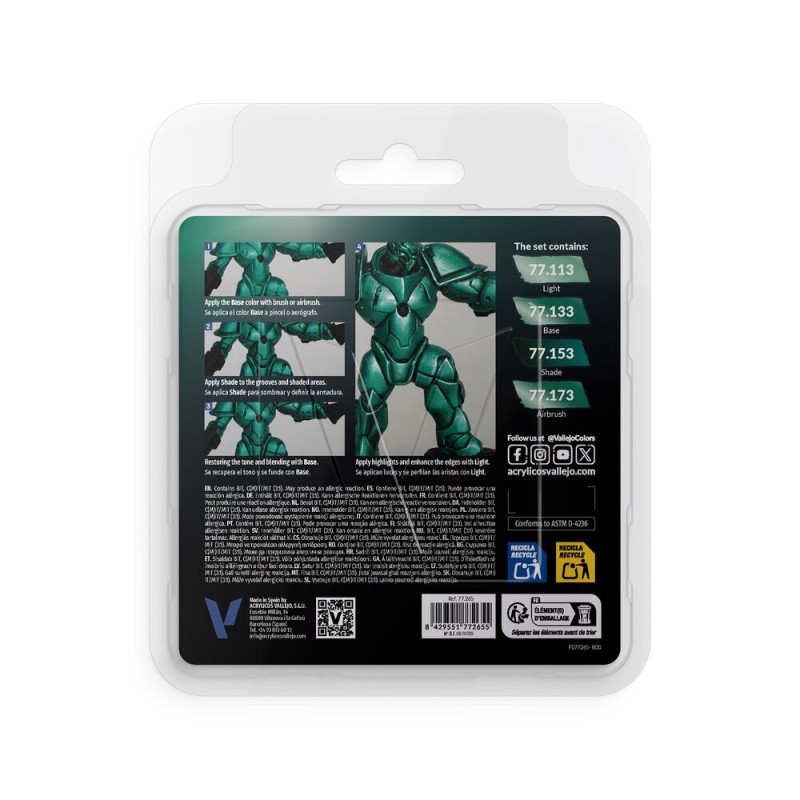 Vallejo - Peinture True Metallic Metal : Beetle G