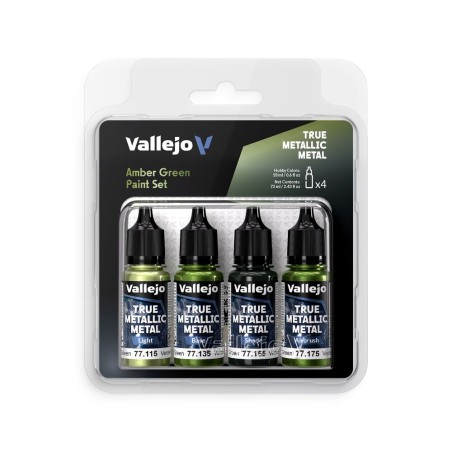 Vallejo - Peinture True Metallic Metal : Amber Gr