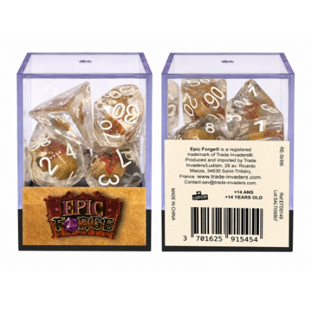 Epic Forge - Boite de 7 dés