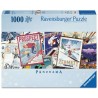 Puzzle Panorama - Vintage Ski Posters - 1000p.
