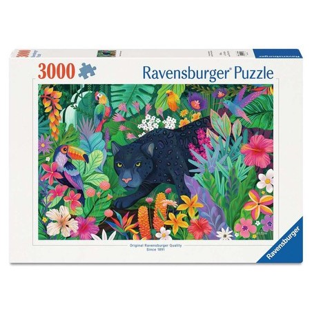 Puzzle - Panthère dans la jungle - 3000p.