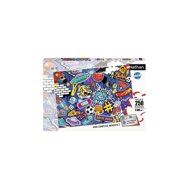 Puzzle - Stickers et graffitis - 250p.
