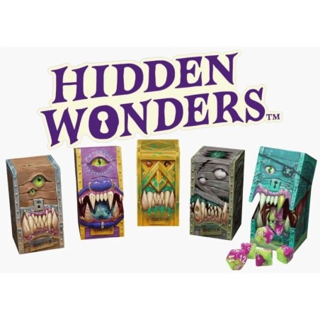 Chessex - Hidden Wonders - Set de 7 dés mystères