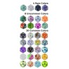 Chessex - Hidden Wonders - Set de 7 dés mystères