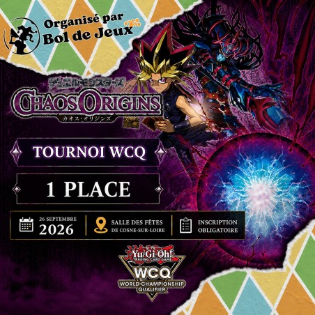 Yu-Gi-Oh! - Tournoi WCQ du 26/09/2026 : 1 place
