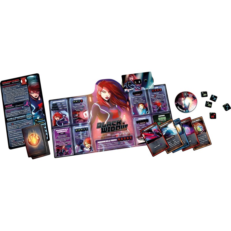 Dice Throne Marvel : Captain Marvel, Black Panther, Doctor Strange & Black Widow