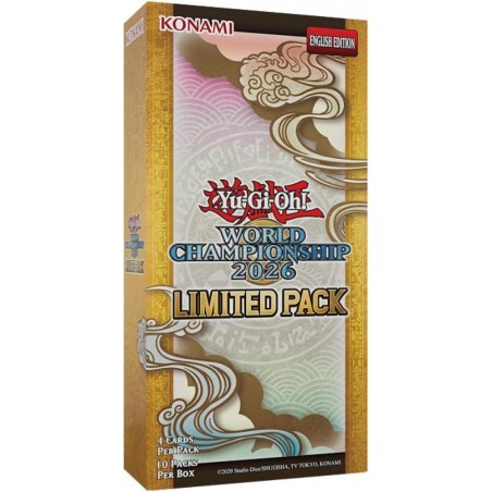 Yu-Gi-Oh! - Boîte de 10 Boosters World Championship 2026 Limited Pack - Anglais