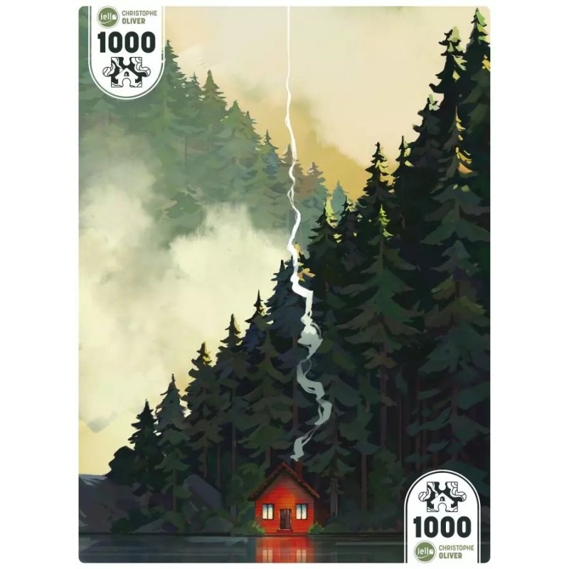 Puzzle Iello Universe - Little Red House - 1000p.
