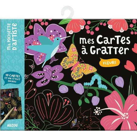 Mes cartes à gratter - Fleurs