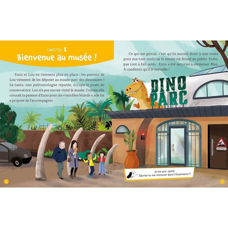Mon roman enigme - le musée des dinosaures