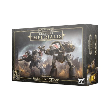 Legions Imperialis - Titans : Warhound Titans with Ursus Claws & Mlt