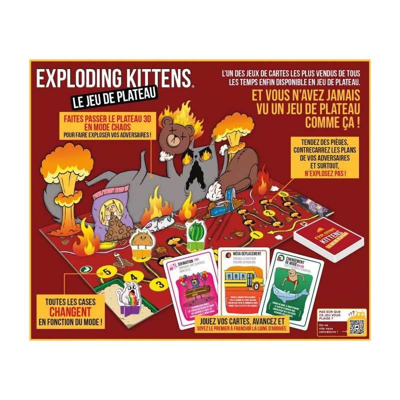 Exploding Kittens : le Jeu de plateau