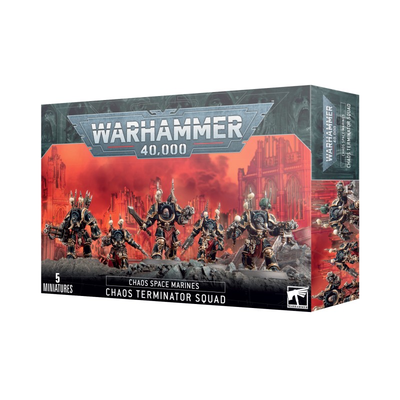 Warhammer 40k - Chaos Space Marines : Escouade de Terminators du Chaos