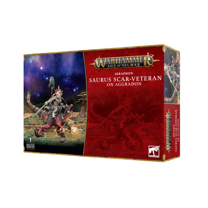 Age of Sigmar - Seraphon : Scarifie Saurus sur Aggradon
