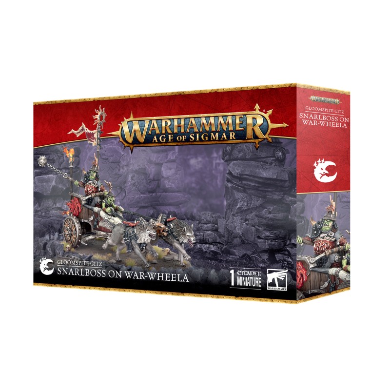 Age of Sigmar - Gloomspite Gitz : G/Gitz: Grogneboss sur Rouleguerre