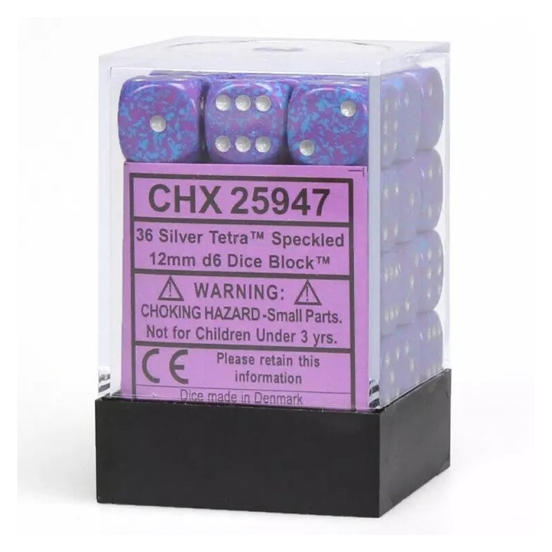 Chessex - Set de 36 dés 6 Granite