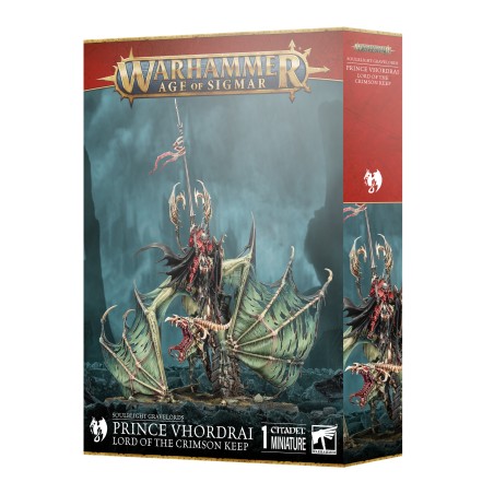 Age of Sigmar - Soulblight Gravelords : Prince Vhordrai Seigneur du Fort Pourpre