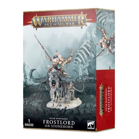 Age of Sigmar - Ogor Mawtribes : O/Mawtribes:Tyran du Givre sur Mastauroc