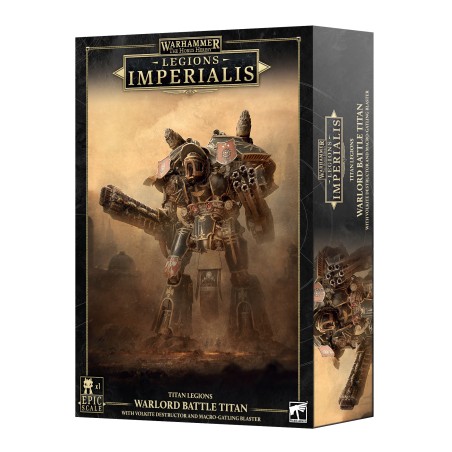 Legions Imperialis - Titans : Warlord Titan with Volkite & Macro Gat